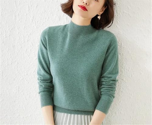 Women’s Turtleneck Sweater – Slim Fit Stretch Knit Pullover, Soft Cashmere Blend Bottoming Shirt for Winter 20252