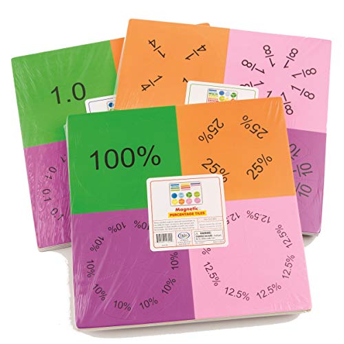 Image of Didax Educational Resources Magnetic Percent Tiles