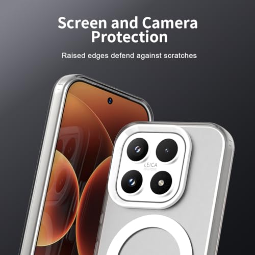 Image of for Xiaomi 17 Case Magnetic Case Anti Drop Hybrid Phone Back Cover - White