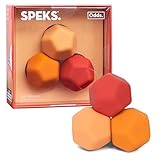 Speks Odds Soft Silicone Fidget Magnets | Silent Stress Relief Toys | Textured Magnetic Balls for Adults & Teens 14+ | Orange