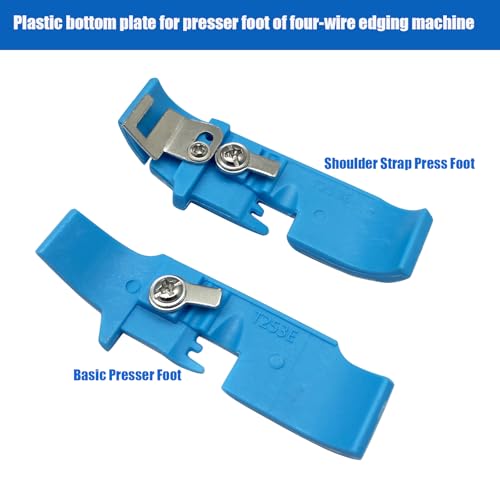 Placa inferior resistente para pie prensatelas Fbshicung 2pcs miniatura 4