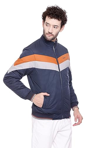 Image of RARE TIMES Winter Reversible Bomber Jacket For Men | Mens Quilted standard length Puffer Jacket | Full Sleeve Mens Jacket