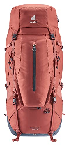 Deuter Aircontact X 70+15L Sl Women’s Fit Hiking Backpack, Redwood-Ink #TOP5