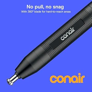 ConairMAN Ear and Nose Hair Trimmer for Men, Cordless, 360° Bevel Blade — photo 2 of 6