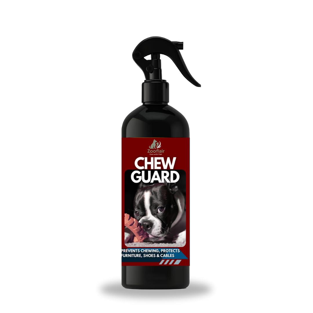 Zooflair Premium No Chew Spray for Dogs Bitter Apple Spray for Dogs to Stop Chewing Dog Deterrent Spray Effectively Protect The Safety of Furniture,Plant,Shoes, Etc Dog Corrector Spray (Light Green)