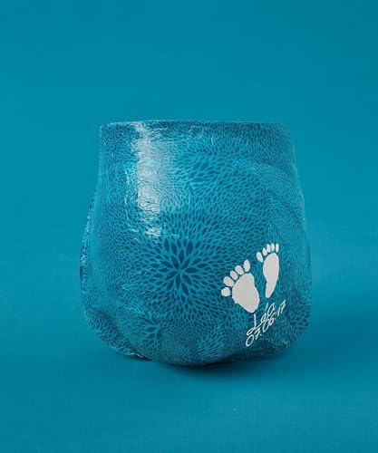 Baby Art Babybauch Gipsabdruck, Lovely Belly DIY Abdruck Komplett Set für einen Babybauch Gips-Abdruck, schönes Andenken; Erinnerung an die Schwangerschaft, inkl. Vaseline und Ideen Kärtchen