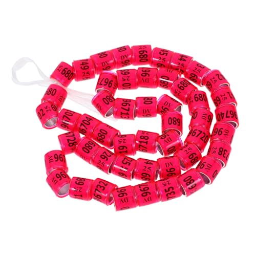 GRIRIW Identify Bird Bands Training Dove Leg Rings Pigeon Identification Bands