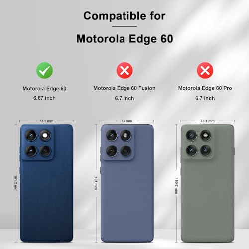 Image of Jasonyu Case for Motorola Edge 60 Leather Wallet Flip Cover with Card Holder,Kickstand, Magnetic Closure,TPU Shockproof Phone Case (Black)