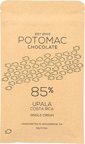 POTOMAC CHOCOLATE Bar Chocolate Upala 85Pct, 50 GR