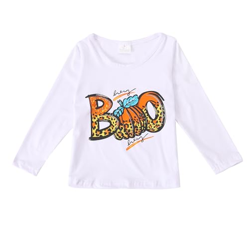 Image of Thanksgiving Toddler Girls Turkey Outfits Set Ruffle T-Shirt Dress and Pants Outfit Set 3-8Years