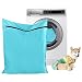 TsunNee Wäschesack für Haustiere, Haustierbekleidung, Wäschesack für Hunde und Katzen, für Handtücher, Decken, Spielzeug, hellblau, 70 x 80 cm