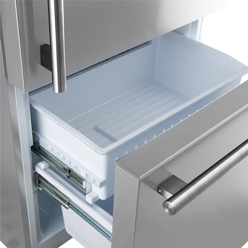 Forno C-FFFFD1785-31S 31 Inch Milano Espresso Refrigerator With Bottom Freezer - 17.2 Cu. Ft Counter Depth Refrigerator thumb #7