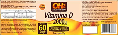 Vitamina D 2000UI - 60 cápsulas softgel