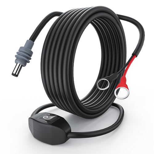 XTAR Starlink Mini O-Ring DC Charging Cable,3M/10FT Starlink Mini Power Cable with Switch (CB8)