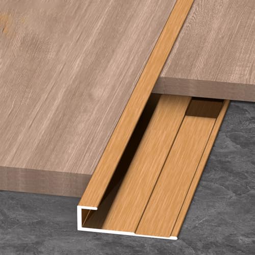 床 見切り材 外角 エッジング ストリップ 3本 長さ100cm 幅 3.5mm~18.5mm アルミニウム 耐摩耗性 耐傷性 変形しにくい 継ぎ目 遷移 隙間埋め 簡単で便利な取り付け(様式5,15.5mm)