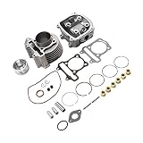 MOFANS 150cc 57.4mm Cylinder Top End Rebuild Kit Fit for Moto Scooter 150cc