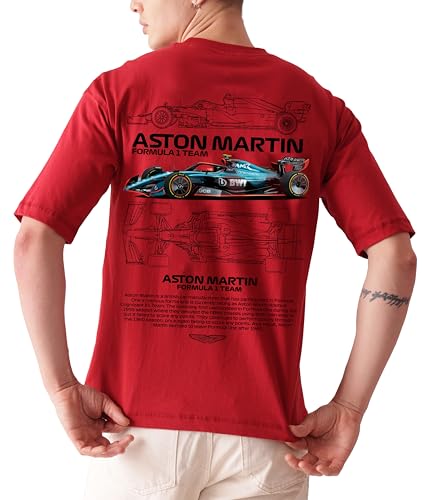 Image of Unisex Cotton T-Shirt from ula 1 Supercar Speed Graphic Print Oversized Fit