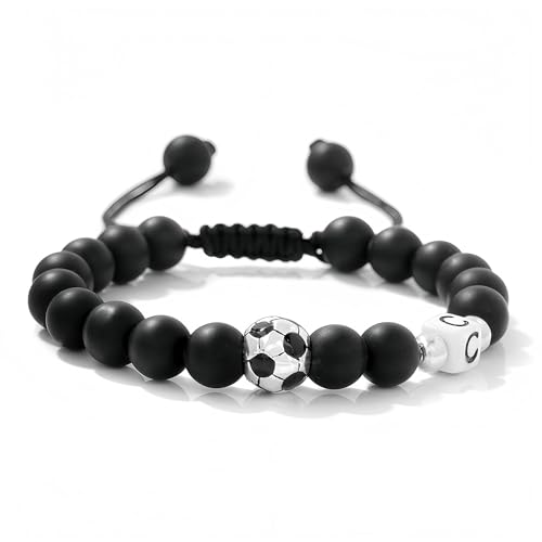 WERWAES Bracelet Personnalisé Prénom pour Enfant et Adolescent Garçon - Cadeau d'Anniversaire, Noël ou Fête des Enfants - Idée Cadeau Unique et Émotionnelle