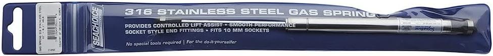 Seachoice Gas Spring, 316 Stainless Steel,