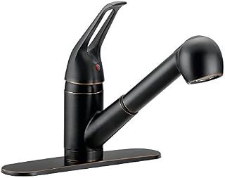 Designers Impressions 651755 Oil Rubbed Bronze Single Handle Kitchen Faucet - Kitchen Sink