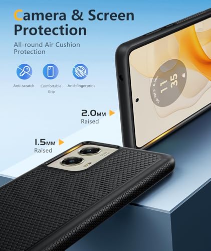 Image of FNTCASE for Moto G Stylus 5G 2024 Case: 14FT Military Grade Drop Protection with Screen Protector Shockproof Rugged Anti-Slip Sweat-Resistant Matte Dual Layer Daily Cover, 6.7 inch