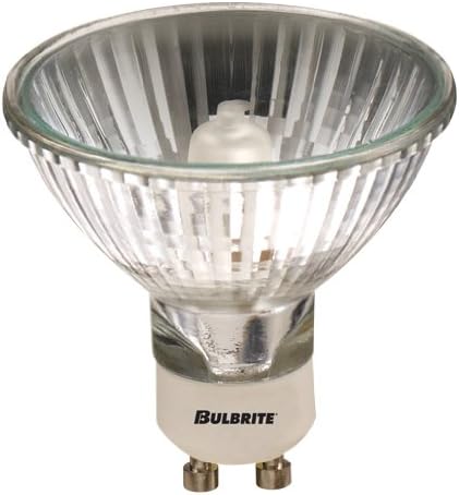 Bulbrite 75MR20/GU10F 75-Watt 120-Volt Halogen MR20 Lensed GU10 Base, Flood - 2 Pack