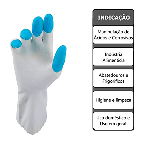 Luva Antialérgica HouseHold Silk Touch Super Safety