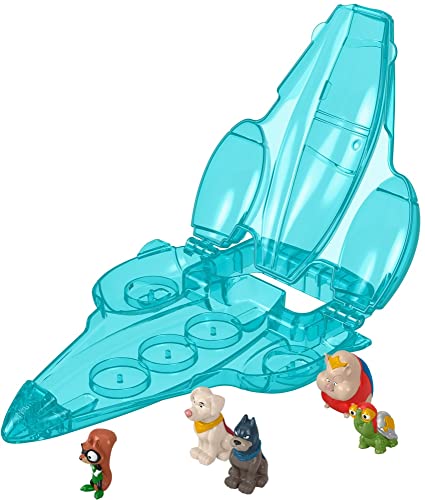 Imaginext DC Liga de Supermascotas Maletín Jet Figuras de juguete (Mattel HGV07)