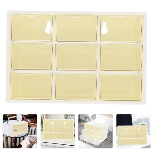 iplusmile Caja de Almacenamiento Tipo Cajón para Cosméticos y Artículos de Oficina, Organizador Plástico Compartimentos para Uso en Escritorio y Hogar - imagen 6