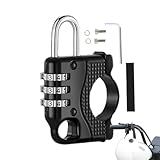 Helmschloss,Diebstahlsichere Zahlenkombination Zum Helmschutz Gadget - E-Bike Helm-Schloss | Für Kinder Erwachsene Männer Frauen Outdoor Parken Elektrofahrrad Motorrad Nacht Garage