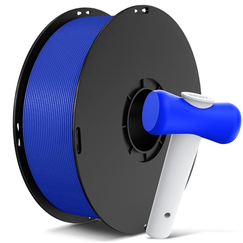 ANYCUBIC ABS Filament 1,75mm, 3D Drucker Filament für Starke und Llanglebige Komponenten, Hoch Temperaturbeständiges, Intelligente Identifikation 1KG Blau ABS Blau