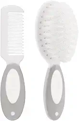 Buba Escova E Pente Baby - Cinza Cinza