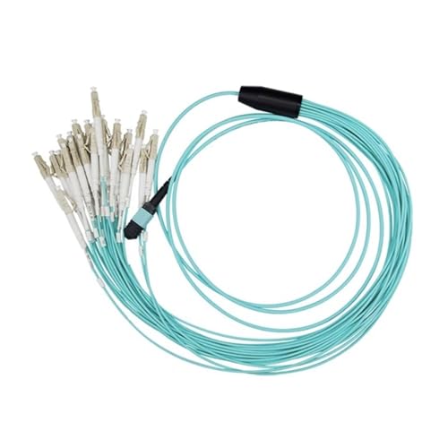 MTP-4DLC a 6DLC cable de fibra óptica multimodo de 12 hilos con diseño Tipo A