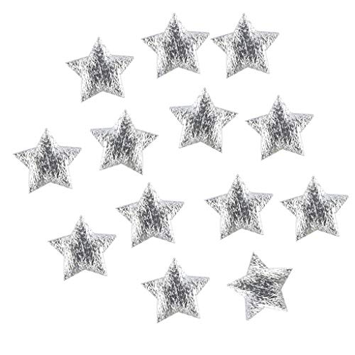Star Decoración Confetti con Forma de Estrella, 100pcs Estrellas Pequeñas Estrellitas para Manualidades Mini Estrellas Navidad Confeti Navidad Adornos Navideños para Mesas