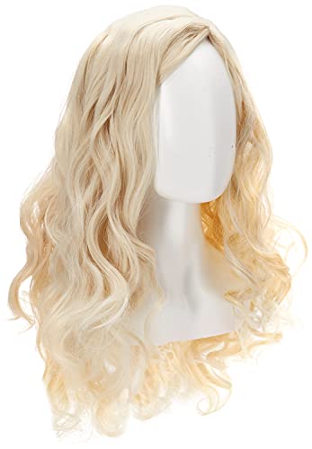 Perruque blonde bouclée femme longue couleur doré taille unique pour coiffure