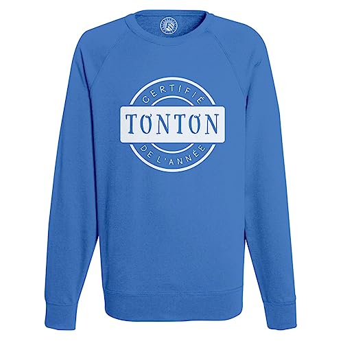 Sweatshirt Homme Certifié Tonton de l'Année Pull Oncle Mode