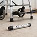 LALADEFIEE 1 Pair Walker Replacement Tubes - Replacement Legs Extension with Tips - Walker Feet Accessories for Home & Medical Care Use