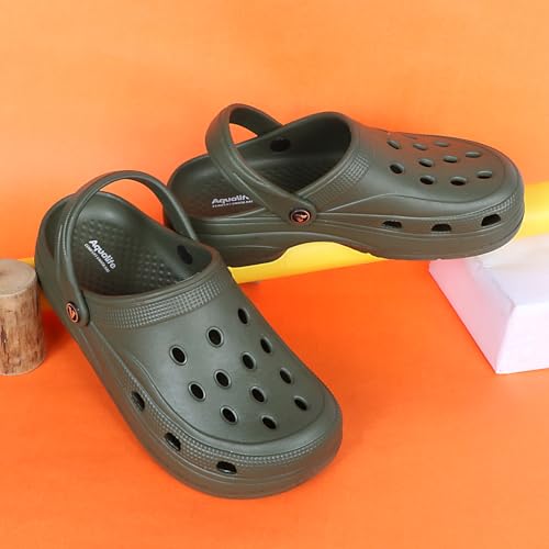 Image of Aqualite NEO-171 Clogs for Men | Mens Clogs Lightweight Comfortable Slip-On | Men Clogs Classic Design Classic Clogs Men | Mens Clogs Footwear Men Clogs