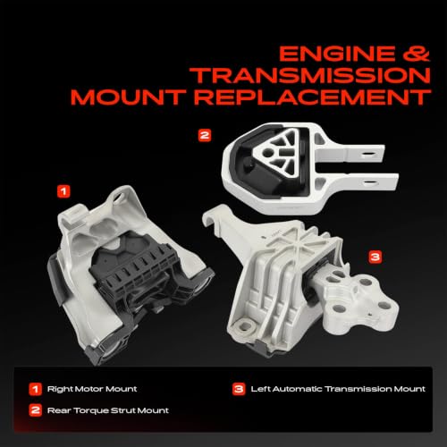 A-Premium Engine Motor and Transmission Mount Kit, with Torque Strut Mount by A-Premium - Used condition - Image 3