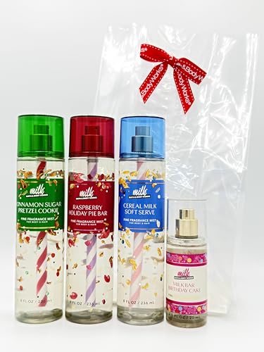 Bath & Body Works Milk Bar Collection 4-Piece Body Spray