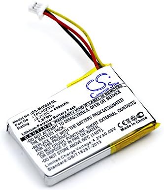 450mAh Replacement Battery for Mio Mivue 388 MIVUE 328 MIVUE 308 MIVUE 358 1ICP6/26/36 582535 3.7V