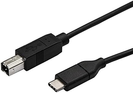 StarTech.com USB C to Mini USB Cable - 6 ft / 2m - M/M - USB 2.0 - Mini USB Cord - USB C to Mini B Cable - USB Type C to Mini USB (USB2CMB2M)