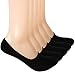 Produktbild BestSale247 12 Paar Damen Mädchen unsichtbare Füßlinge Ballerina Sneaker Socken (Füßlinge Schwarz, 39-42)