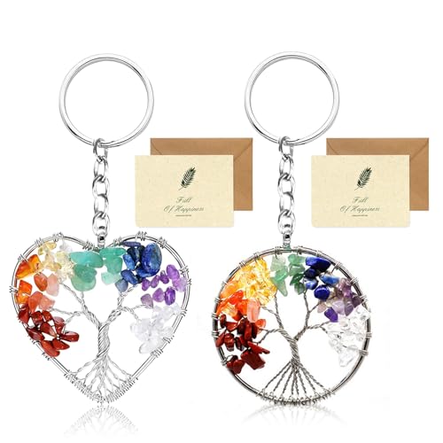 Tree of Life Keyring 2pcs