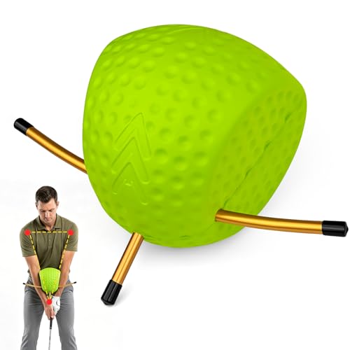 The Connector Golf Training Aid, Golf Swing Trainer for Posture Correction Practice, Fix Chicken Wing Slicing & Scooping, Non-Slip Surface, Soft Memory Foam, for Golfers at All Levels (Green)