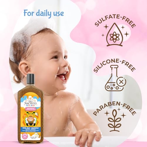 Image of Tio Nachito Royal Baby Shampoo and Body Wash, 13.5 fl oz, 3 Pk | Chamomile and Royal Jelly, Gentle Tear-Free Formula, Hypoallergenic, Baby Wash and Shampoo for Sensitive Skin