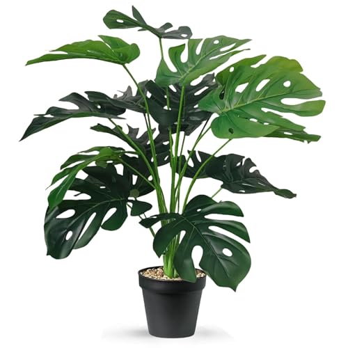 monstera kunstpflanze Monstera Kunstpflanze Busch 40 cm im Topf main image 0