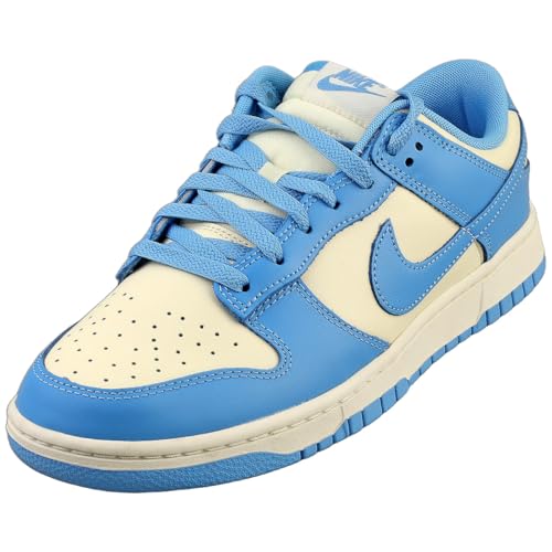 Nike Dunk Low Retro Men's Shoes (DV0833-113, Coconut Milk/Gym Red/Sail/University Blue) Size 9.5