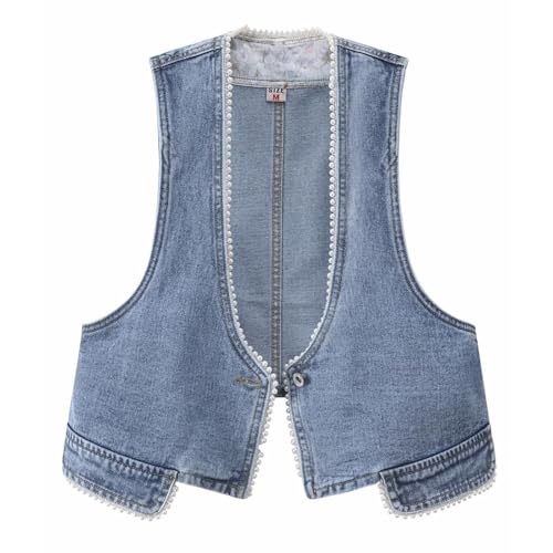 Chaleco mujer moda solucion para estilizar la figura con vaqueros