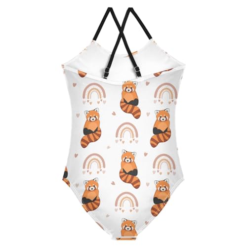 Image of CaTaKu Girls Swimsuits One Piece Bathing Suits Toddler Summer Beach Swimsuits Girls Swimwear 2-8 Years